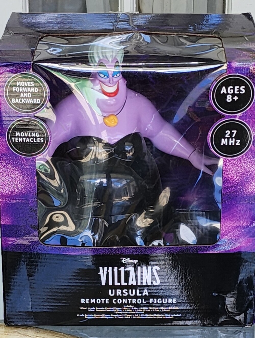 New Disney Villians Ursula Remote Control Figure, The Little Mermaid